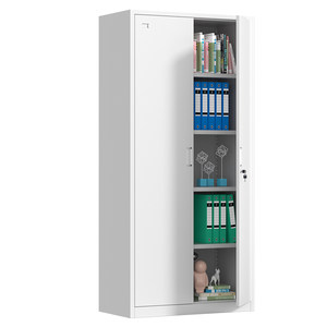 
Steel office file cabinet iron voucher file cabinet Fuzhou glass door bookcase storage locker with lock