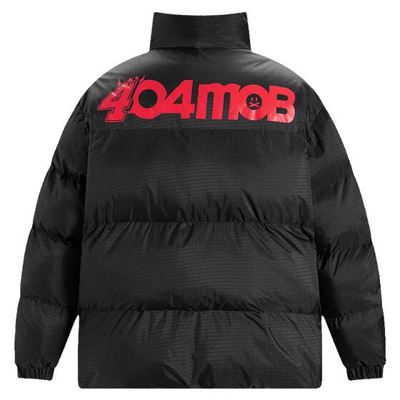 404MOB Muscle, Physical, Three Defenses, Winter Thickened Cotton Clothes, Stand up Collar Cotton Coat, Men's Trendy Warmth, Couple Bread Clothes, Cotton Clothes