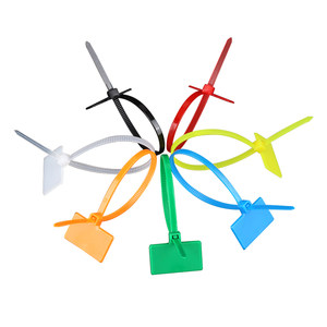 Color signs band 4*150 label nylon beam line with plastic network cable nylon label 250 mark signs
