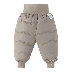 
Balabala One baby down pants high waist belly protection trousers for boys and girls winter clothing 2025 new warmth