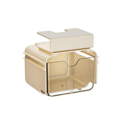 Bathroom mirror cabinet storage box cosmetics storage rack