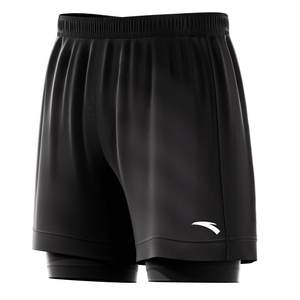 ANTA swimming trunks men's double-layer loose beach pants quick-drying five-point hot spring swimming trunks swimsuit set 2025 new style