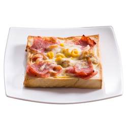 10 square pizza 3-minute nutritious breakfast for children