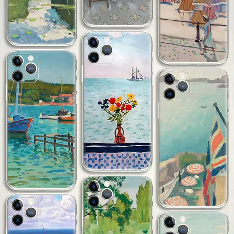 Albert Marquet Seascape Landscape Painting Art Phone Case for iPhone 17, 16, 15, 14 and 13