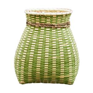 
Tea picking basket bamboo weaving products small back basket children's bamboo basket fish basket weaving fish tea picking basket basket storage lot
