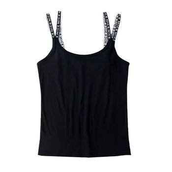 Modal large size double strap camisole bottoming