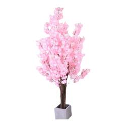 Romantic pink landscaping landscape garden simulated flower trees