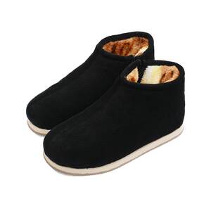Traditional high -ranking handmade cotton shoes special warm warmth men's shoes, light core velvet, elderly shoes, home winter thickened warm shoes
