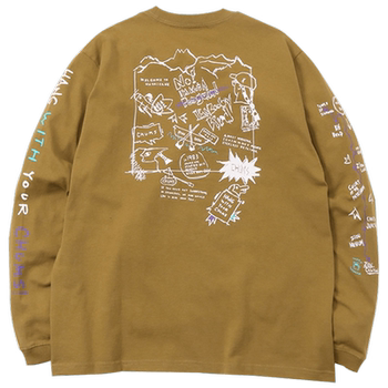 CHUMS long-sleeved simple T-shirt sweatshirt for men and women