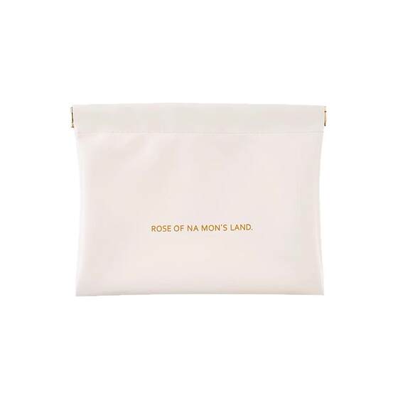 Automatic closing tight port storage bag headphone data cable portable bag charger power bank shrapnel portable storage bag