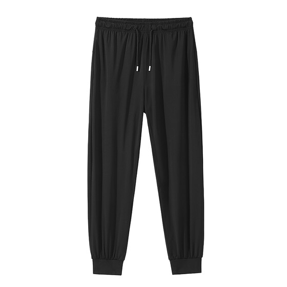 
Baleno S/K Ice Silk Tight Pants Men's Summer New Outdoor Sports Pants Youth Black Slim Casual Pants A
