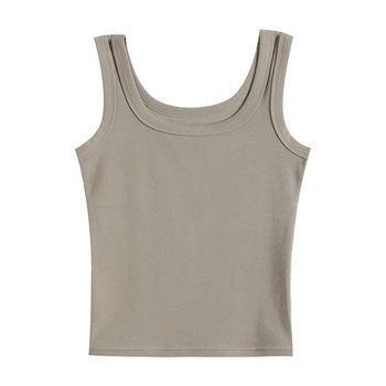 Women's summer wide shoulder camisole