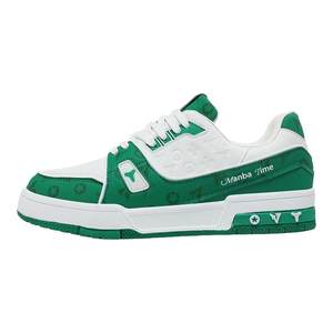 
Mamba Autumn and Winter Couple Casual Shoes Violent Bear Same Style White Shoes Fashionable and Versatile Trendy Leather Covered Luminous Sneakers for Men