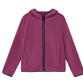 Very practical~casual and simple grain velvet warm cotton coat
