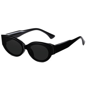 Jennie the same sunglasses female retro hot girl cat's eye small box GM glasses polarizer anti -ultraviolet sunglasses small face