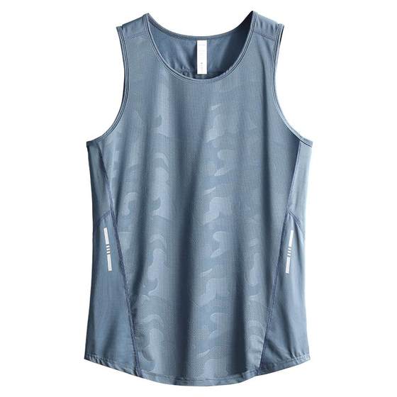 
Vest men's basketball sports quick-drying sweat-absorbing fitness training summer ice silk sleeveless top running suit T-shirt equipment