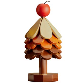 
High-end Christmas tree insulation mat, table decoration, creative French one-tree anti-scalding pot mat, folding coaster and bowl mat