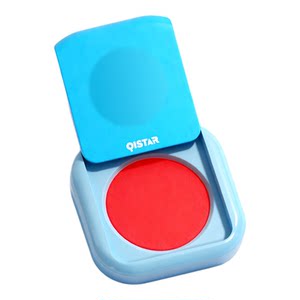 
Fingerprint ink pad portable small ink pad quick-drying Indonesian ink stamp seal special office supplies contract dry in seconds company lawyer school selling house black blue red hardened nylon handprint pad ink pad