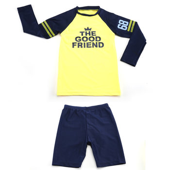 Jellyfish clothing for boys and girls split long-sleeved sun protection swimsuit