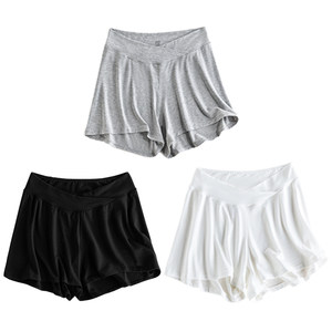Pregnant women's safety pants, leggings, pregnancy underwear, low waisted shorts, summer thin Modal abdominal pants, anti light exposure