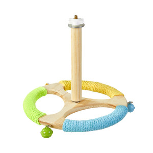 
YEE parrot toy steering wheel stand to unblock toy swing tiger bark peony black phoenix bird supplies