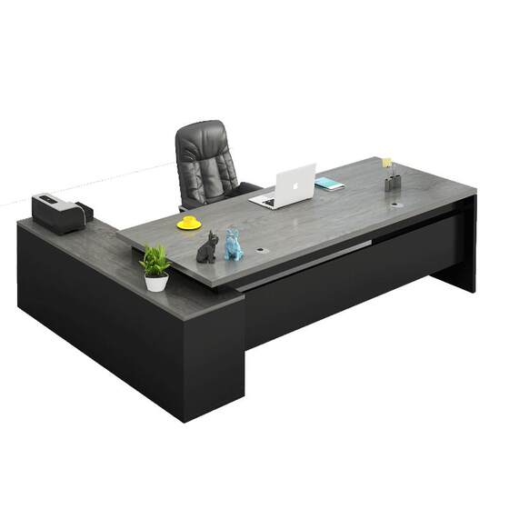 
Office desk simple modern office computer desk with cabinet president manager supervisor single desk large desk boss desk desk