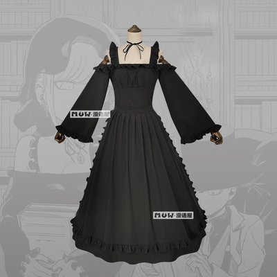 taobao agent Master Death and Black Maid COS clothes Alice clothes maid dress skirt black cute Lolita Manteen house