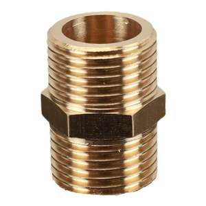 
4 points brass double outer wire direct to wire 6 points short wire butt extension length tooth wire water inlet pipe joint 1 inch pipe fittings