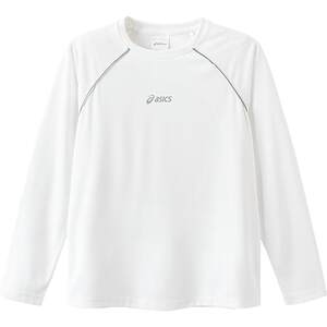 
ASICS children's base shirt 26 spring new long-sleeved T-shirt boys sports quick-drying white badminton uniform
