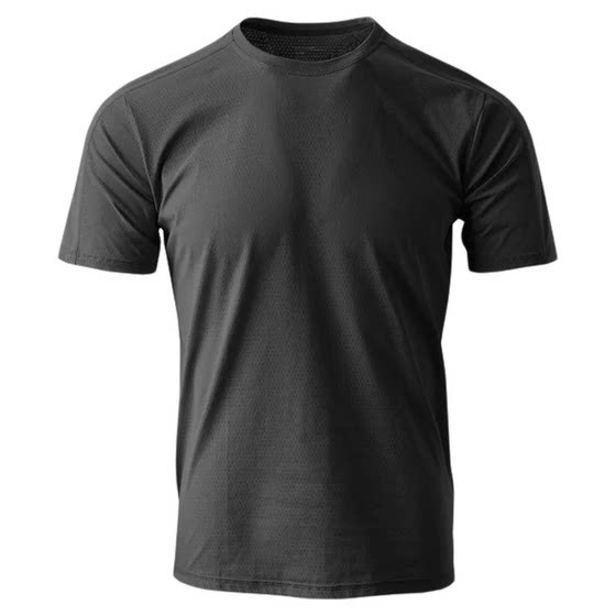 
Laser holes all over the body! Thin and impermeable ~ Summer outdoor sports quick-drying breathable sports running men's short-sleeved T-shirt