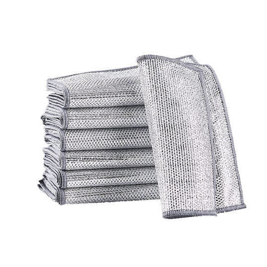 Still Wire Rag Steel Wire Dishwashing Cloth is Not Easy to Stain with Oil, Replaces ...