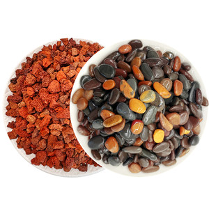 
Volcanic stone stream stone fish tank special bottom sand stone stone ancient landscaping ornaments decorative particle turtle tank stone