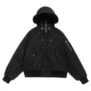 
National fashion brand jackets for men and women in winter high-end American workwear jackets for couples with hooded mountain carving cotton coats
