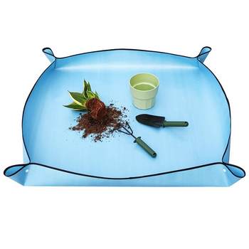 Household gardening supplies land pads, fleshy green planting balcony flip pots, soil pads mixing soil planting tool waterproof cushion
