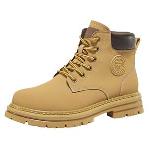 
Semir Martin boots men's high-top shoes men's rhubarb boots plus velvet men's shoes new boots summer Martin shoes work boots