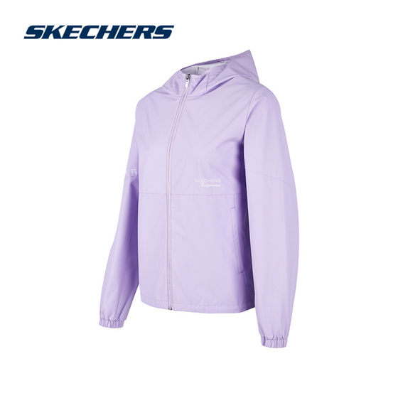 Skechers斯凯奇秋季冲锋衣女子运动外套羽绒背心保暖套装P423W111