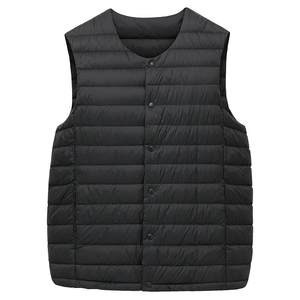 
Duck thin down jacket and horse clip men's short 2025 off-season winter wear inside and outside vest vest inner liner jacket