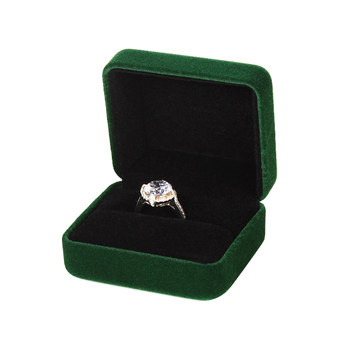 High-end velvet jewelry box ring necklace bracelet packaging