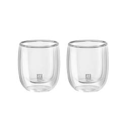 Zwilling double-walled glass with high temperature resistance