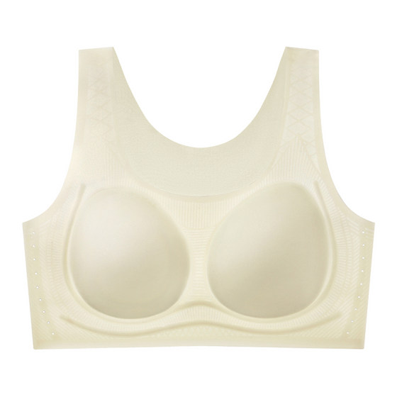 Stage 2 and 3 junior high school students underwear for girls in summer thin invisible skin color anti-exposure vest bra