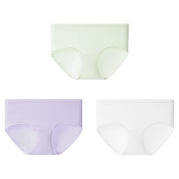 
Ancient and modern 7A antibacterial underwear pure cotton crotch seamless mid-waist