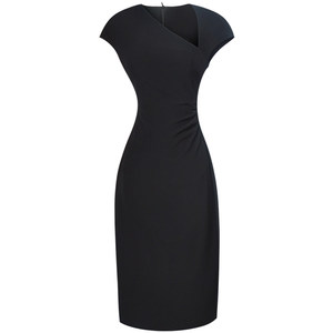 
The skirt is beautiful! High waist and long drooping black dress with long waist and black dress 2693