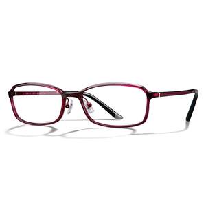 Red glasses frame can be equipped with lens ultra -light round face myopia glasses women's high number face small glasses rack 82430