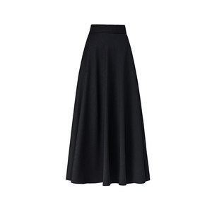 Winter woolen long skirt, thick skirt thickened A -line skirt high -waisted long skirt solid color large size woolen winter long skirt female
