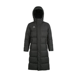 
KELME football sports training outdoor windproof and cold-resistant long down jacket for men