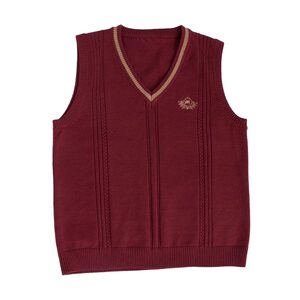 
[Pantvira] He Suizhong JK/DK vest V-neck Men and Women Couple Uniform Academy Style Knitted Vest Sweater