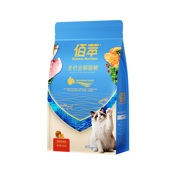 
Guabao's Baicuiliang adult cat special American and British short blue cat stray cat 500g universal nutritional cat staple food