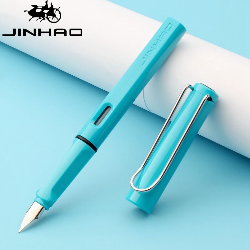 Jinhao 金豪 钢笔 619 粉色 EF尖 单支装