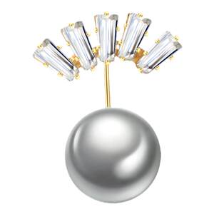 Brooch anti -walking light net red Xiaoying small needle pins, waist mouth artifact female pearl pins, cardigan fixed clothing accessories