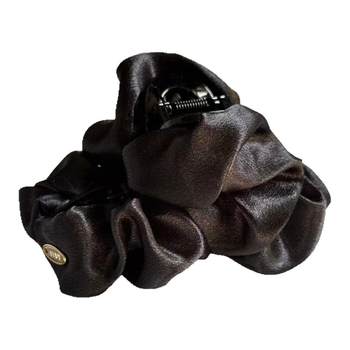 Temperament cloud folds clip women's high-end 2025 new light luxury head back hair clip shark chuck headdress